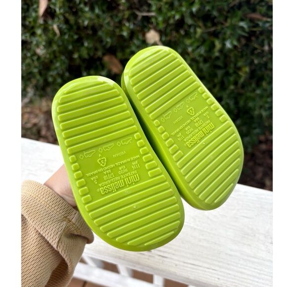Mini Melissa Care Bear Green Baby Sandals EUC Size‎ US 5 - Picture 7 of 7